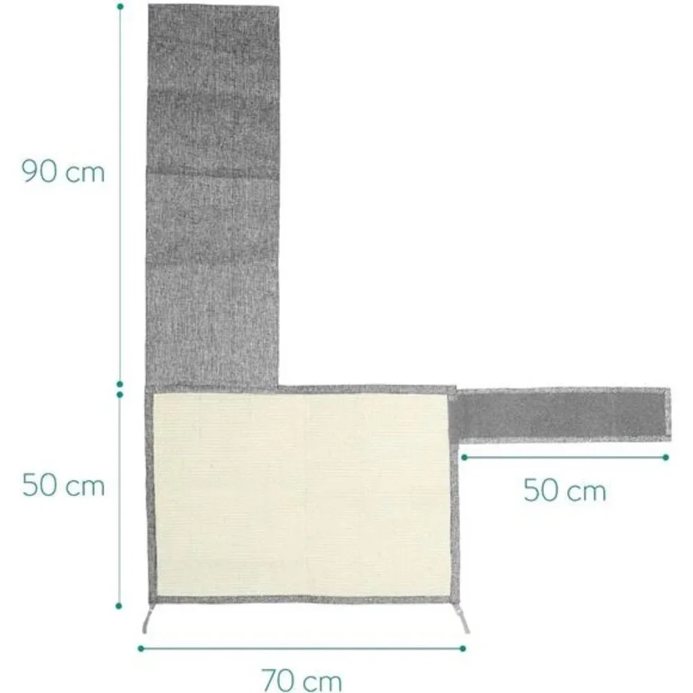 Cat Scratch Mat Sofa Protector -Natural Sisal Furniture Protector Scratching Pad